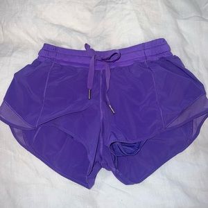 Lululemon purple hotty hot shorts!